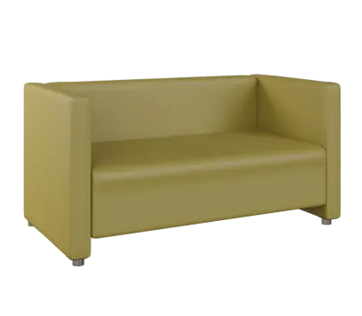 MIRA 2 pohovka, koženka zelinkavá